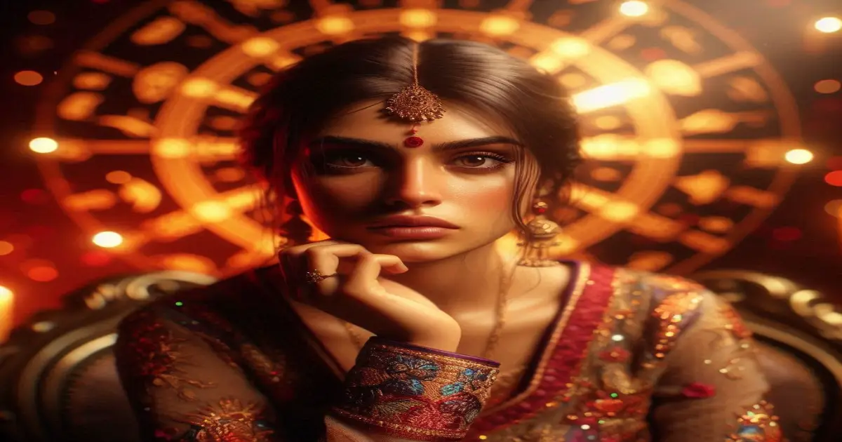 विवाह जल्दी होने के उपाय दिखाती चिंतित महिला