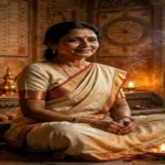 मानसिक शांति के उपाय करते हुए शांत मन वाली महिला
